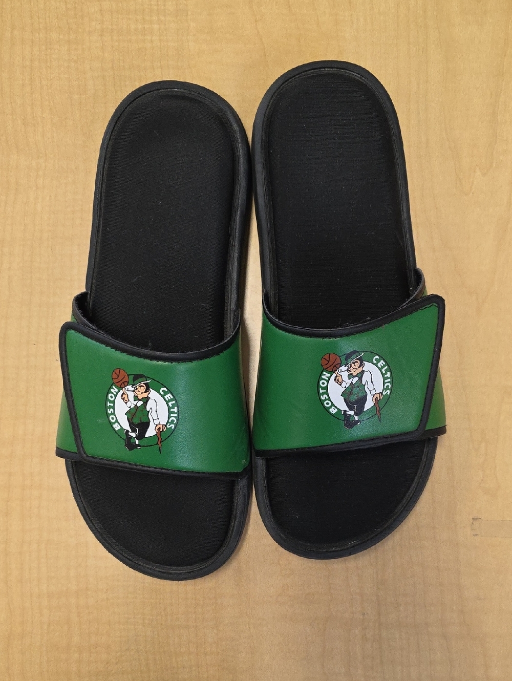 Boston Celtics Slide Sandals with Adjustable Strap